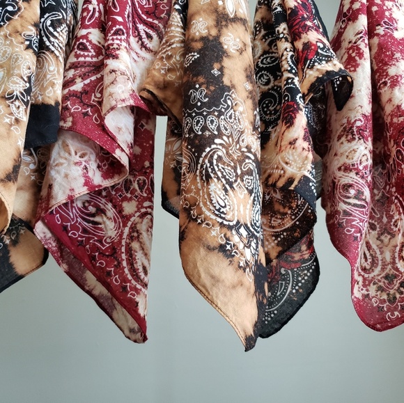 Acid Wash Rocker Bandanas - Picture 3 of 6